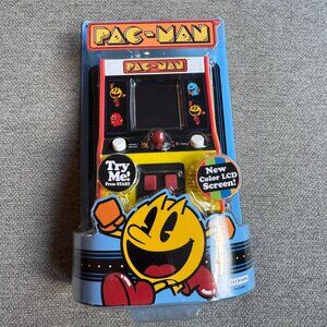 Pac-Man Mini Arcade Game Hand Held Color LCD Screen